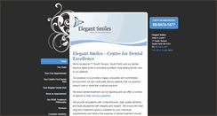 Desktop Screenshot of elegantsmiles.com.au